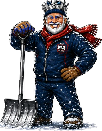 The Plow King with his shovel