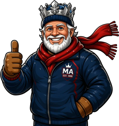 The Plow King giving a thumbs up